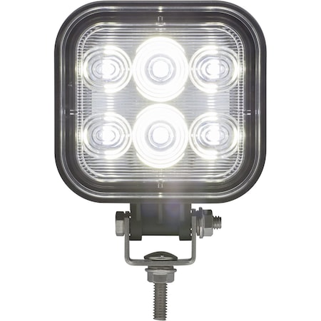 Optronics 6-Led Square Heavy Duty Work Light With Flood Beam; 4800 Lumens TLL70FB
